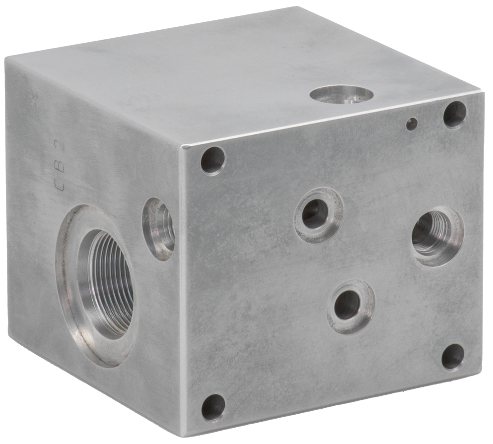 HMC Milling Machining - Block for Motion Control - Hydraulic Part 3