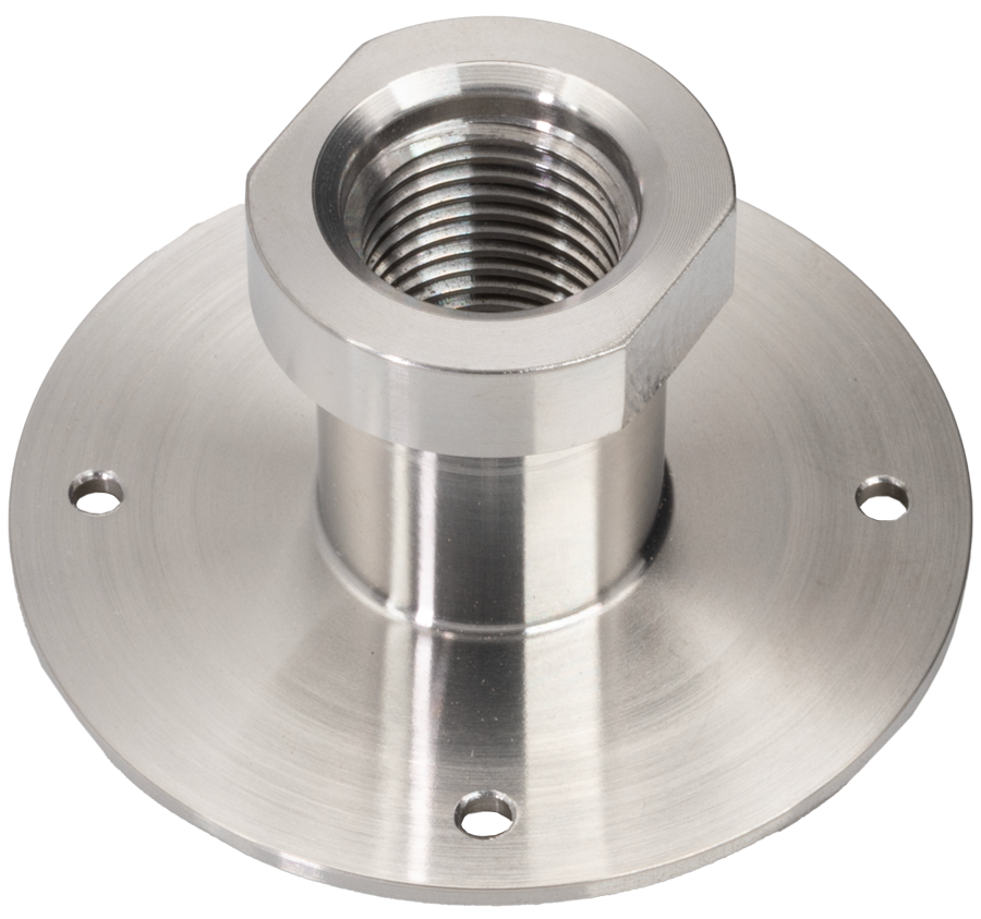 Lathe VMC Machining - Flange Boss for Aerospace Part