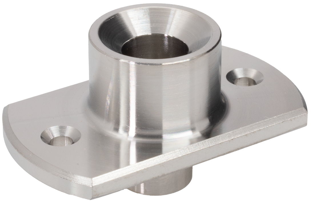 Lathe VMC Machining - Flanged Bushing for Aerospace Part