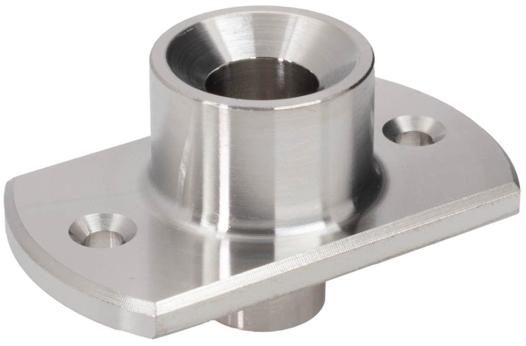 Lathe VMC Milling Machining - Flanged Bushing for Aerospace Part